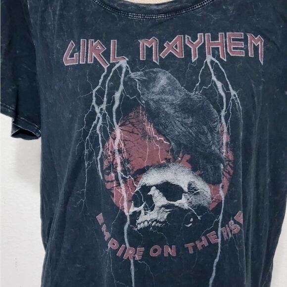TORRID Girl Mayhem‎ skull super soft tee shirt plus size 2 2X - Picture 5 of 7